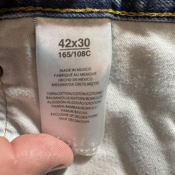 Polo Ralph Lauren Jeans Mens 42x30 Hampton Relaxed Straight Light Wash Denim - Picture 9 of 11